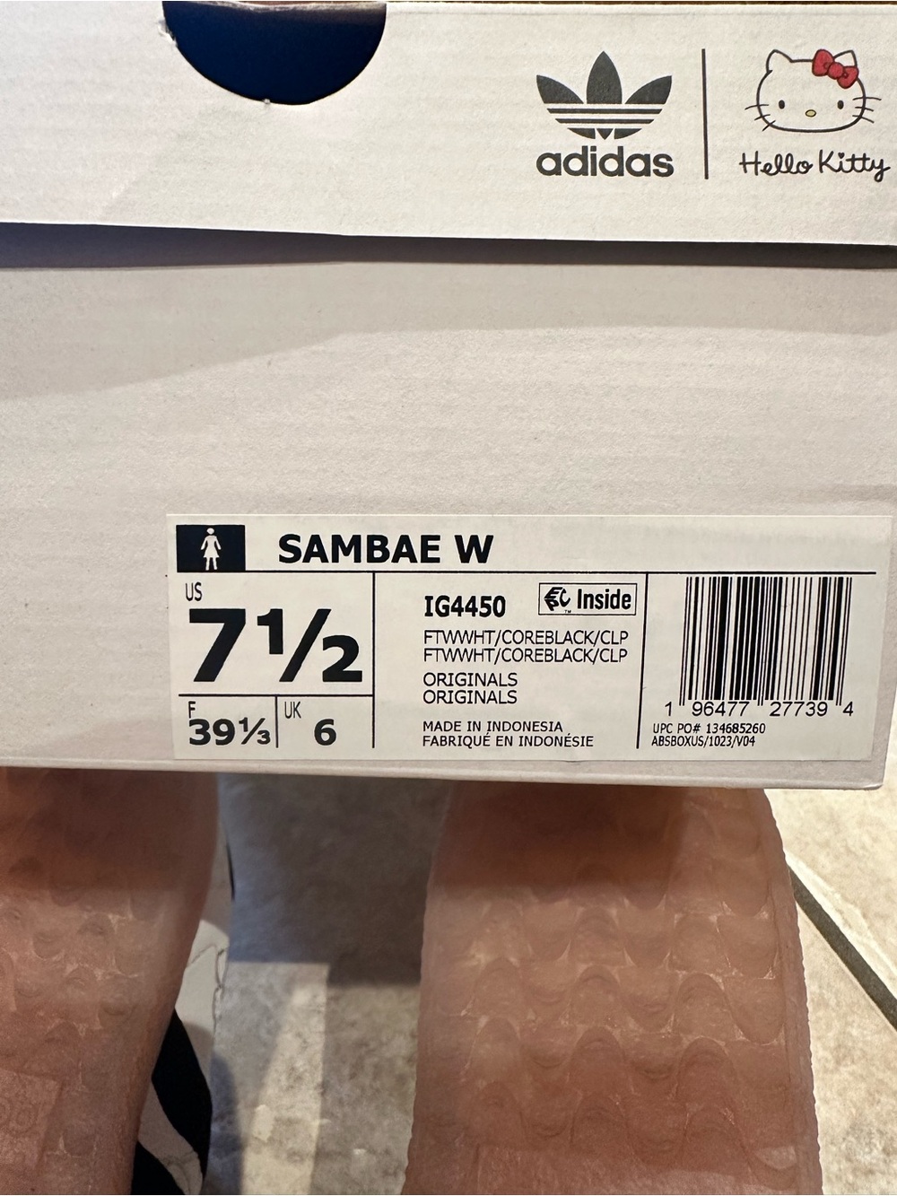 HELLO KITTY ADIDAS Sambae ❤ - Picture 4 of 7